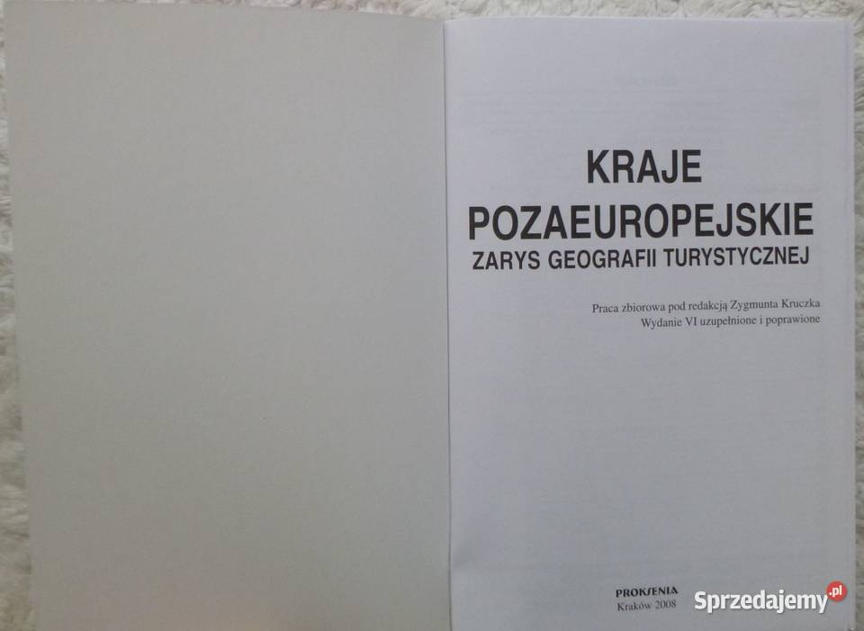 Kraje pozaeuropejskie Zarys geografii Warszawa