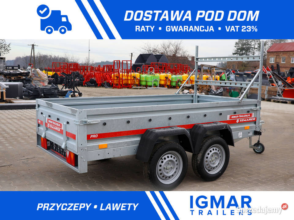 TEMARED PRO 26122 przyczepka dwuosiowa z