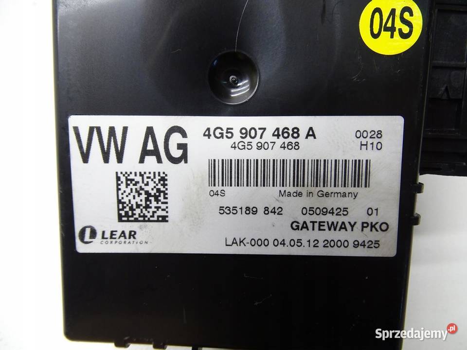 MODUŁ STEROWNIK GATEWAY 4G5907468A AUDI A6 C7