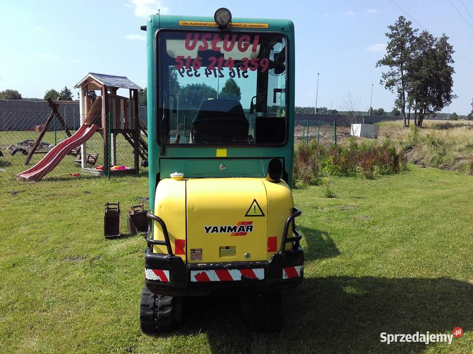 Koparka Minikoparka YANMAR B15 wielkopolskie Zagórów
