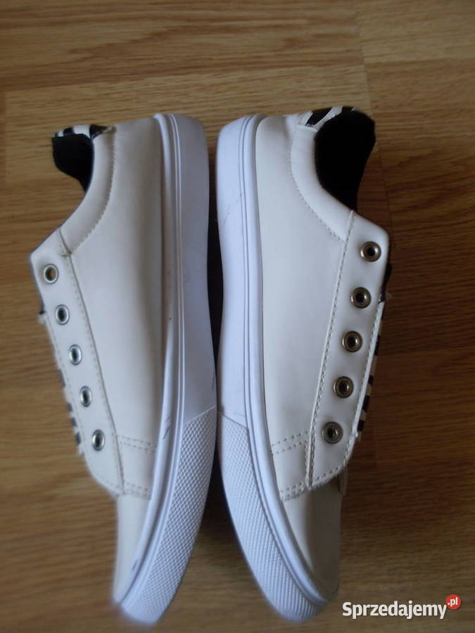 trampki sneakersy damskie skórzane tenisówki inna Hłudno