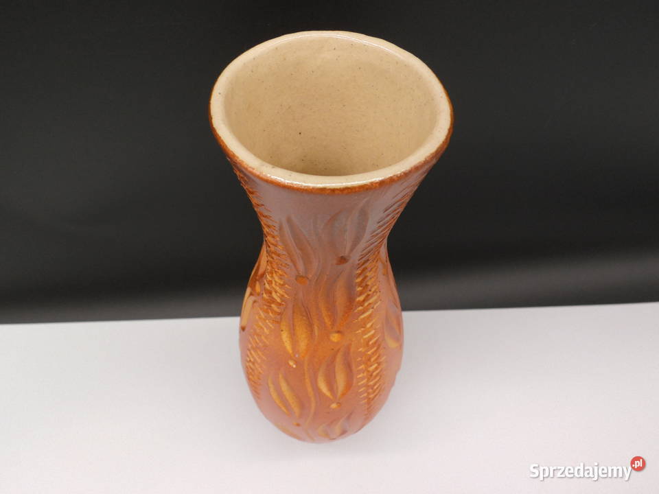wazon zdobiony techniką sgraffito Sgraffito to Raszków sprzedam