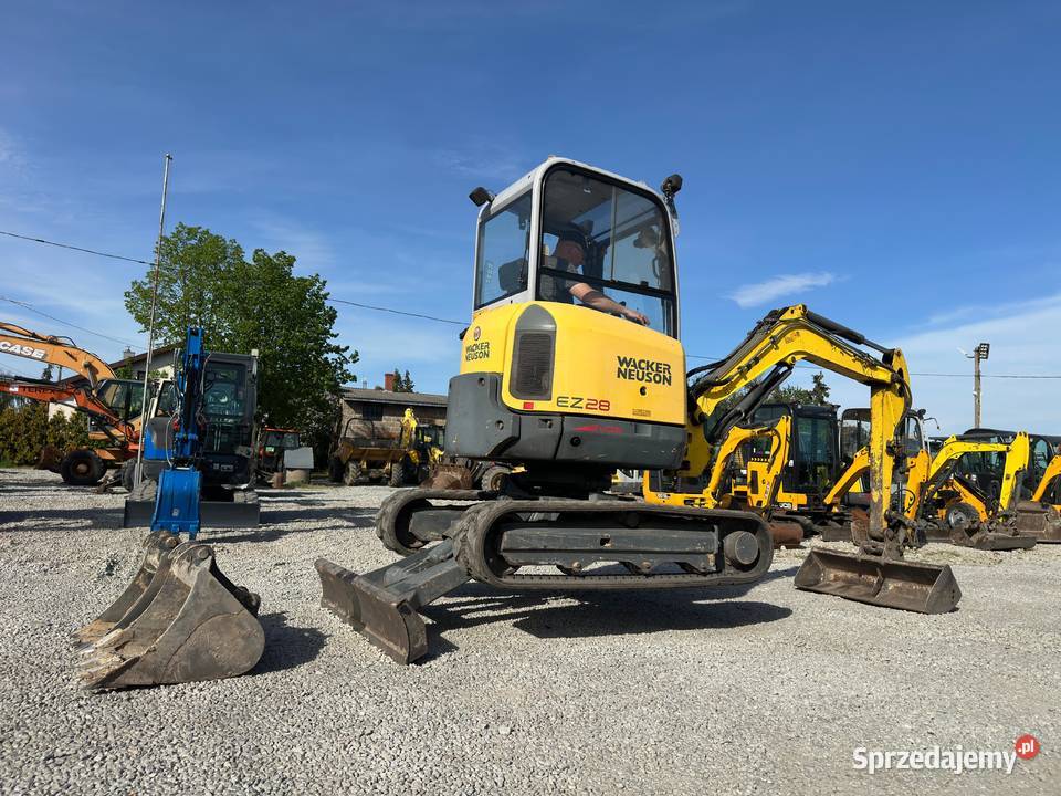 Wacker Neuson EZ28 Mini koparka 3 łyżki 2014 VDS łódzkie Złoczew