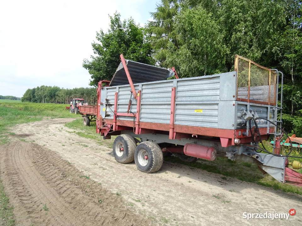 Rozrzutnik Obornika Cynkomet 8 Ton Tandem nieuszkodzony Kurów
