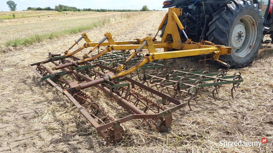 Brona ciężka hydrauliczna 4m z wałami strunowymi Trębaczew sprzedam