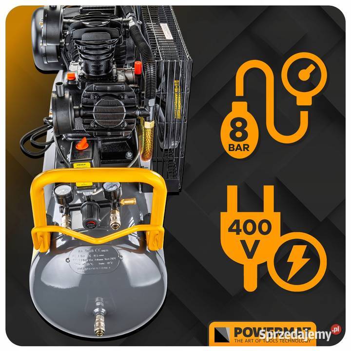 KOMPRESOR OLEJOWY 150L 8 BAR SPRĘŻARKA 400V Katowice