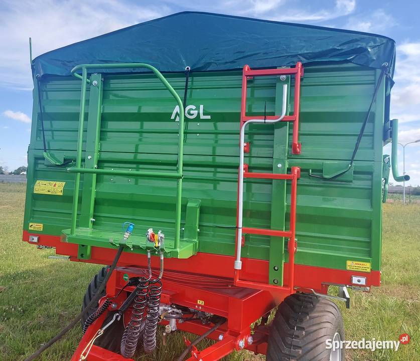 Przyczepa Rolnicza Dwuosiowa AGL AT910 10ton nieuszkodzony Łowicz sprzedam