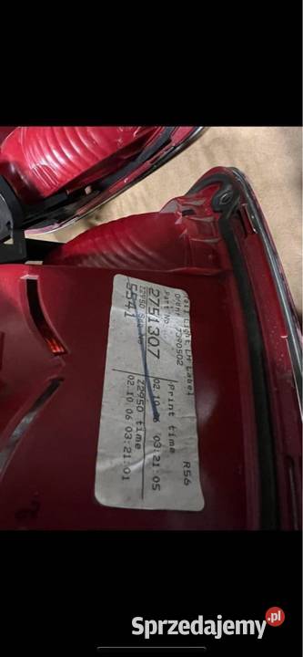 Mini cooper R56 S lampy tył progitlumik tylny Lampy tylne pomorskie Chwaszczyno