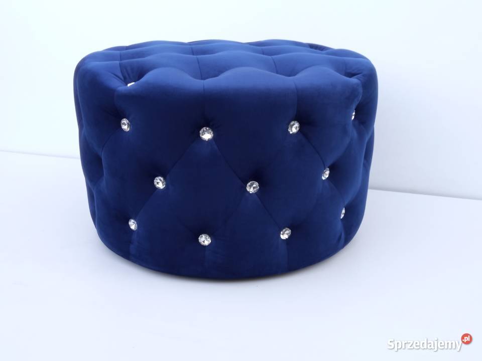 PUFA Ławka GLAMOUR pikowana okrągła 40cm Poznań