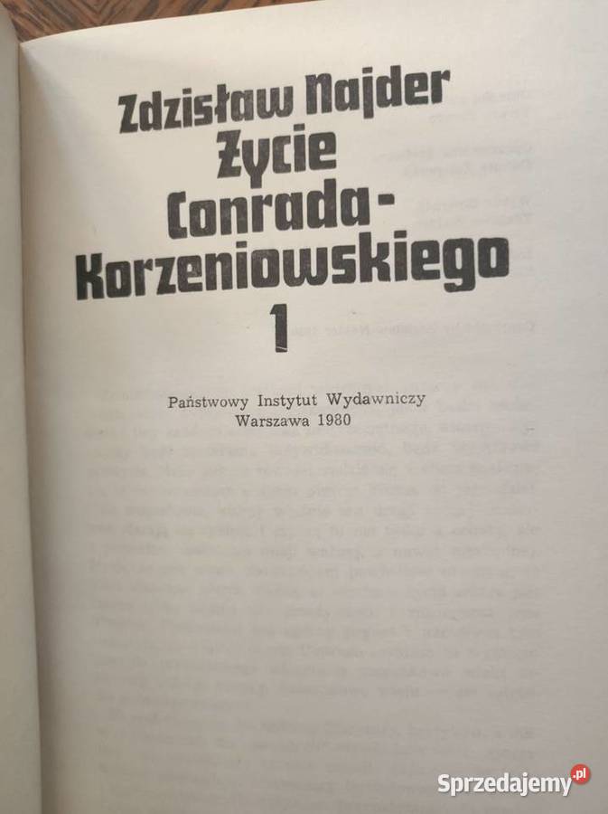 Ludzie żywi Życie Conrada Korzeniowskiego Kielce sprzedam