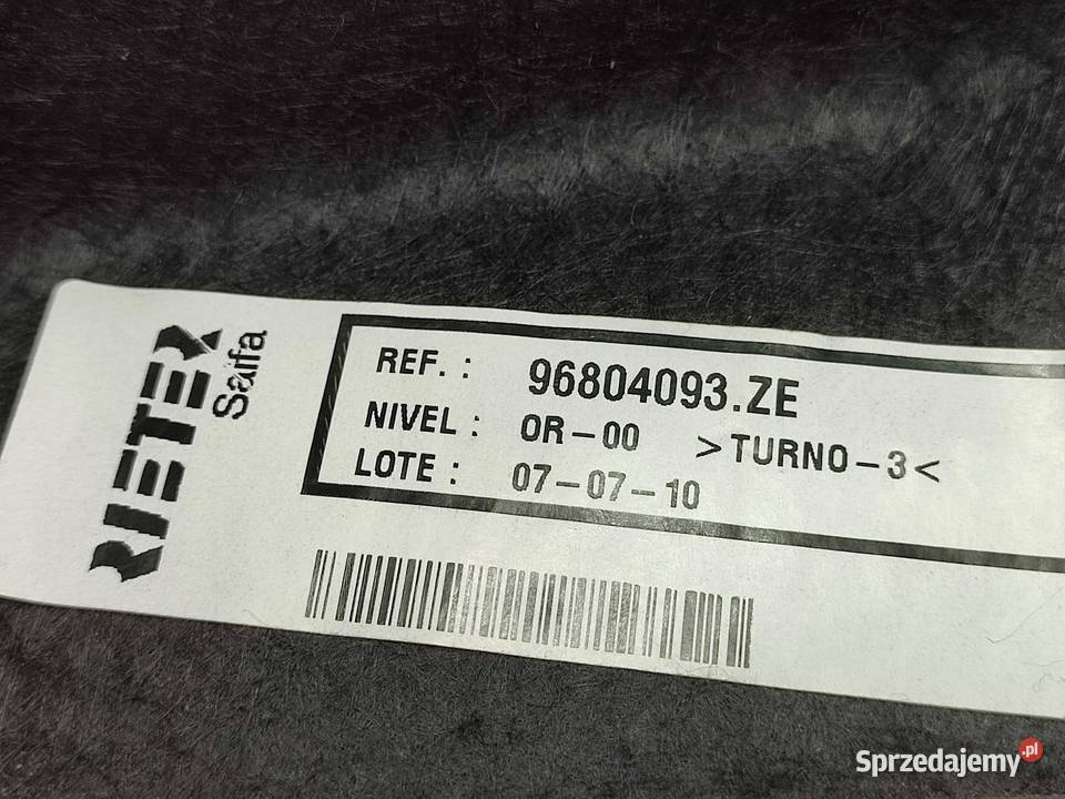 BOCZEK BAGAŻNIKA PRAWY CITROEN C3 20022009 sprzedam