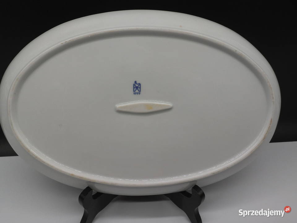 ELEGANCKI PÓŁMISEK OVAL HENNEBERG PORZELLAN Raszków