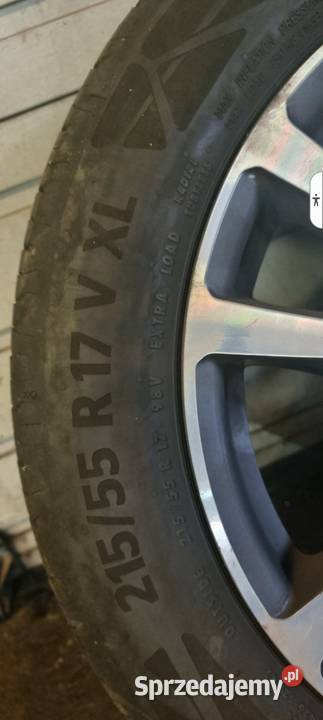 Alufelgi Toyota 5x1143 opony letnie Continental Trzebiatów