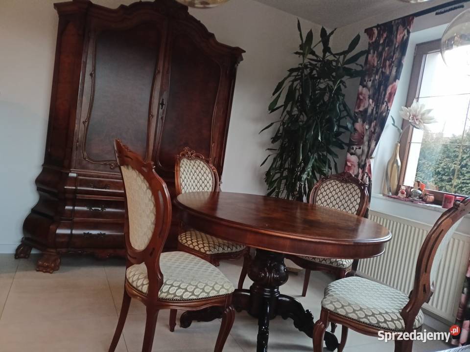 Przepiękny komplet barokowy Sieniawa sprzedam