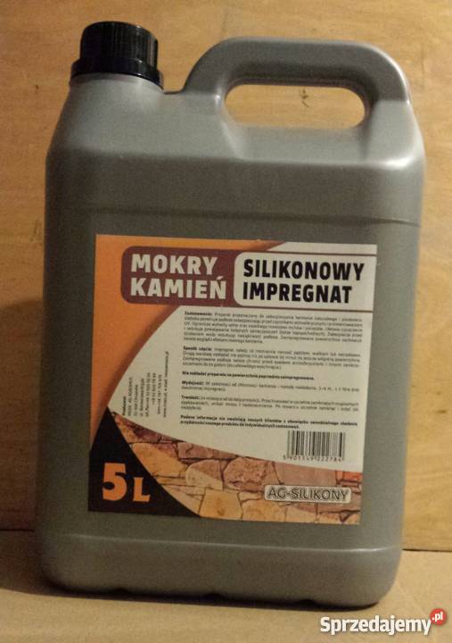 Silikonowy impregnat Mokry Kamień opak 5l Gdynia