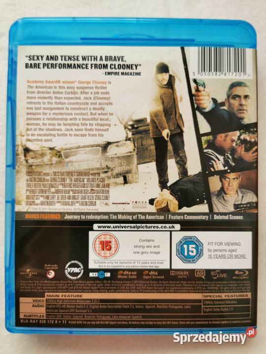 The American Amerykanin Bluray En 2010 George