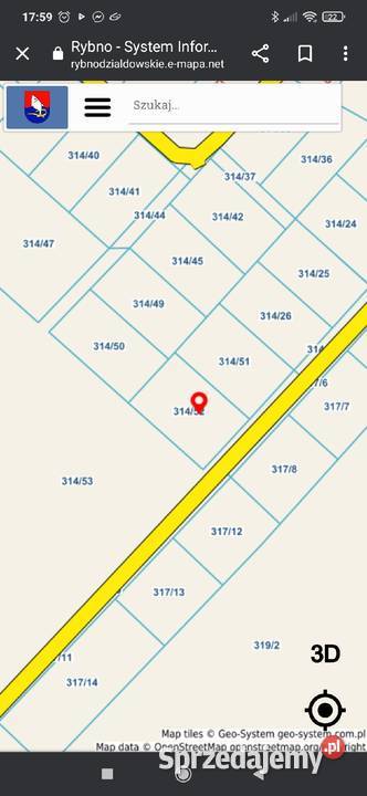 Sprzedam działkę jeziorem rumian 0zł/m2 Rybno