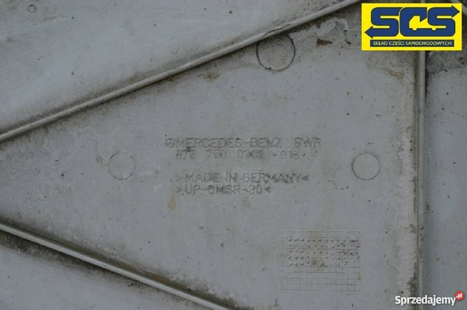 MERCEDES ATEGO MASKA GÓRNA ATRAPA ZAMEK Bieleń