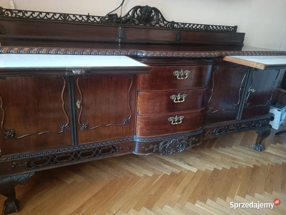 Kredenskomoda przedwojenna niższa Łódź