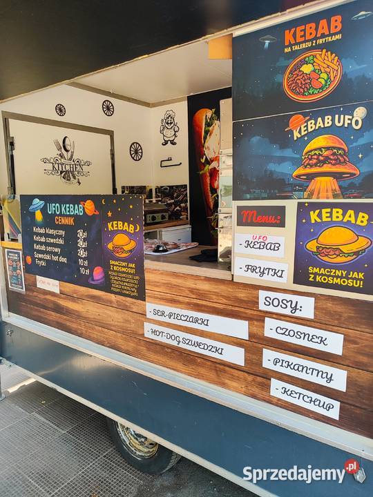 Przyczepa gastronomiczna food truck kurczak z Neptun dolnośląskie Wrocław