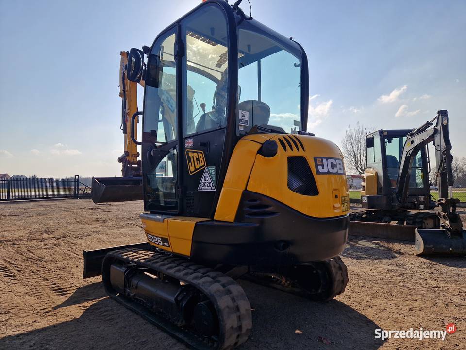 Minikoparka JCB 8026 CTS 2023r przebieg 460mtg Ryżki