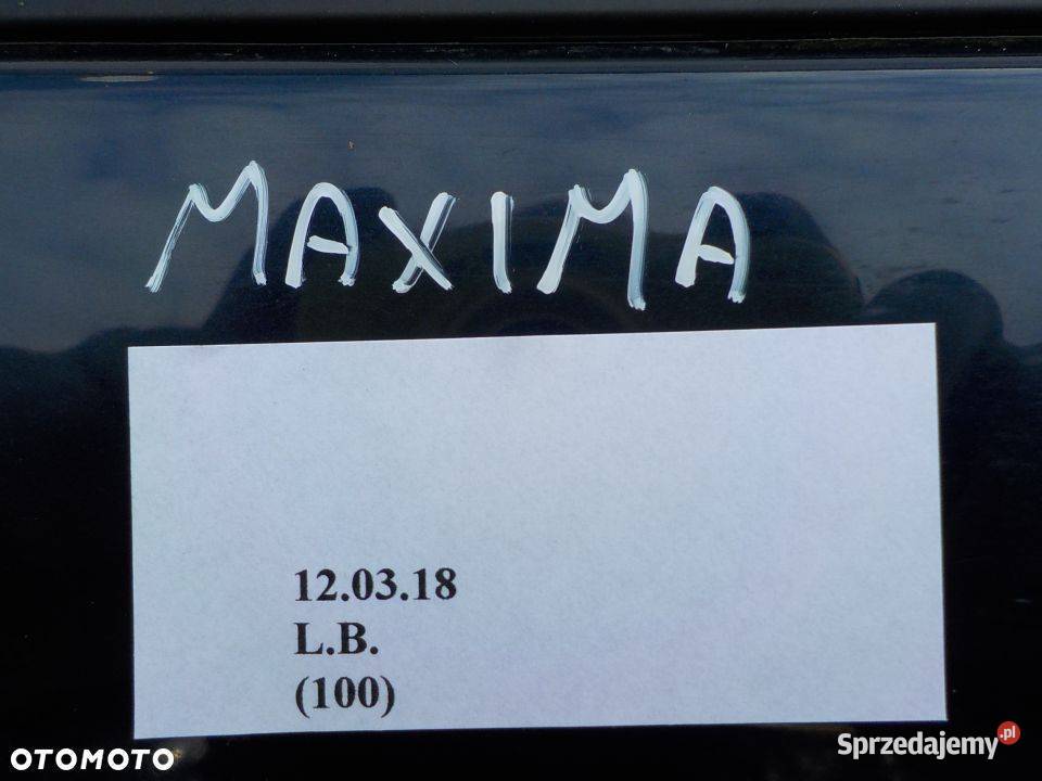 DRZWI LEWE LEWY TYŁ NISSAN MAXIMA VI A34 0408 wielkopolskie Nowy Tomyśl