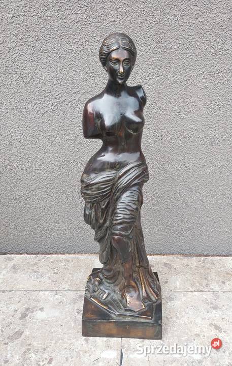 Stara figura Venus z Milo Afrodyta z Melos brąz Tczew