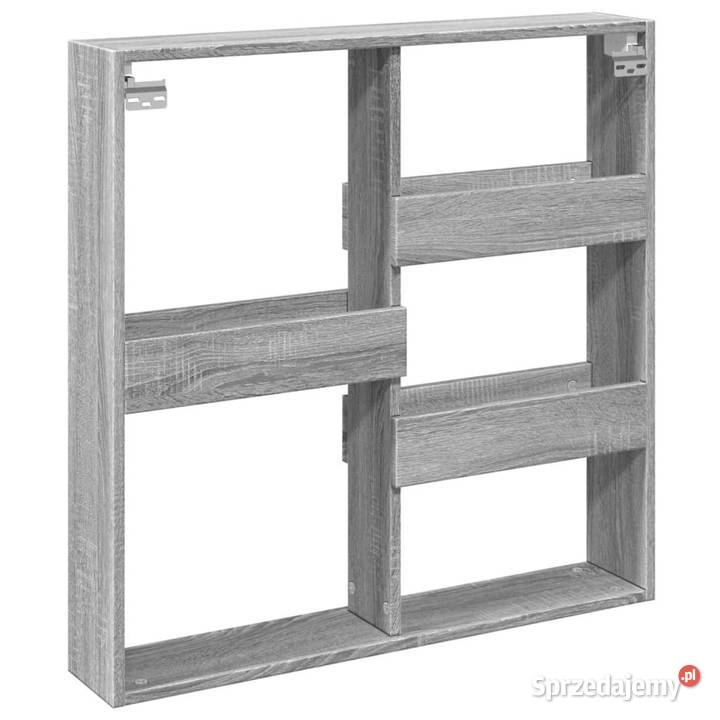 Szafka ścienna szary dąb sonoma 80x15x80 mazowieckie Warszawa