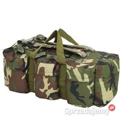 vidaXL Torba wojskowa 3w1 worek w stylu