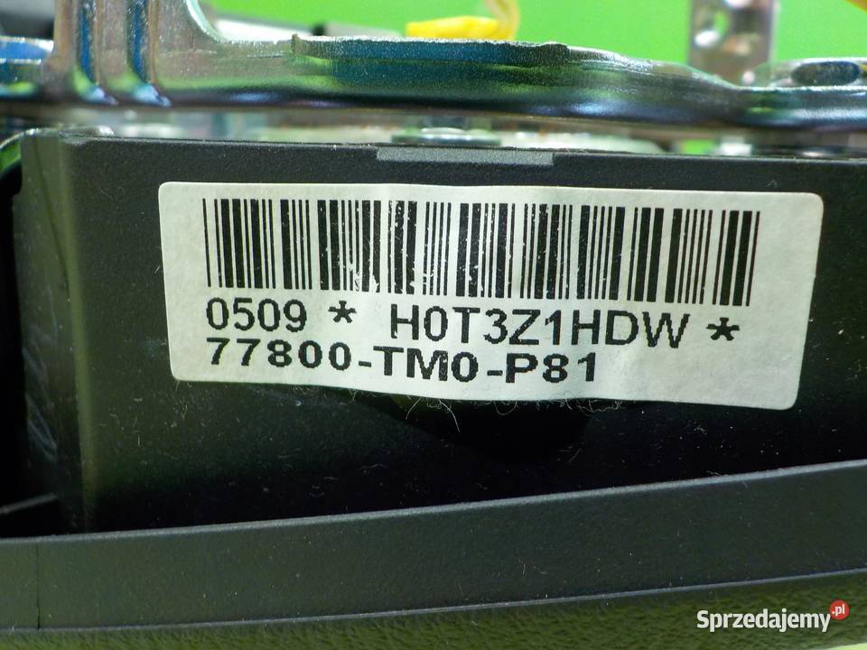 HONDA INSIGHT II 13 IMA 10r 5D AIRBAG poduszka osobowe