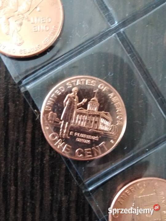 Lot monet 1 cent usa Lincoln 2009 P i D Żary sprzedam