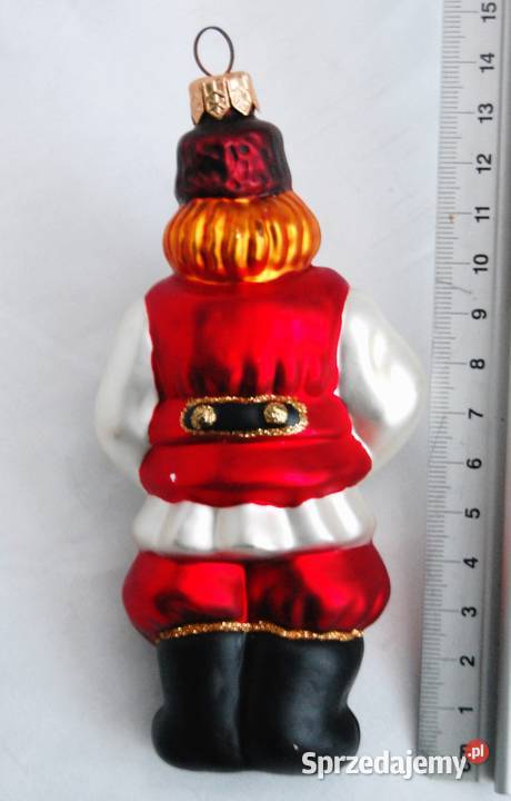 Bombka szklana ręcznie malowana figurka grajek Lublin