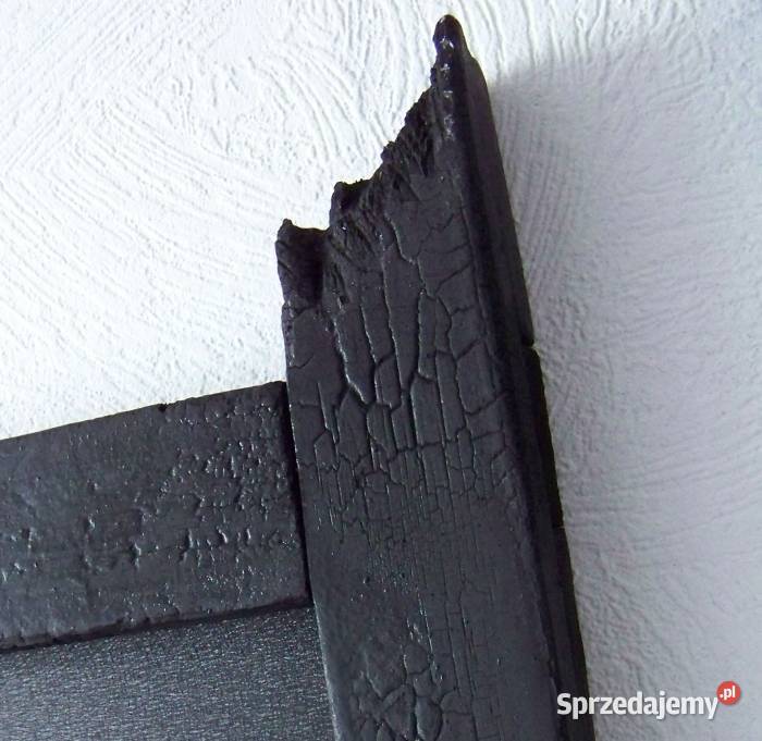 Oryginalna opalona rama zabez w żywicy