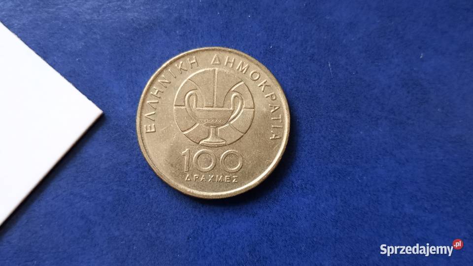 Stare monety 100 drachm 1998 Grecja Lesko