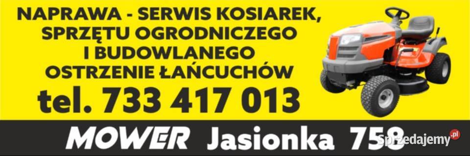 Naprawa Sprzętu ogrodniczego Budowlanego Serwis maszyn i urządzeń podkarpackie Stobierna serwis