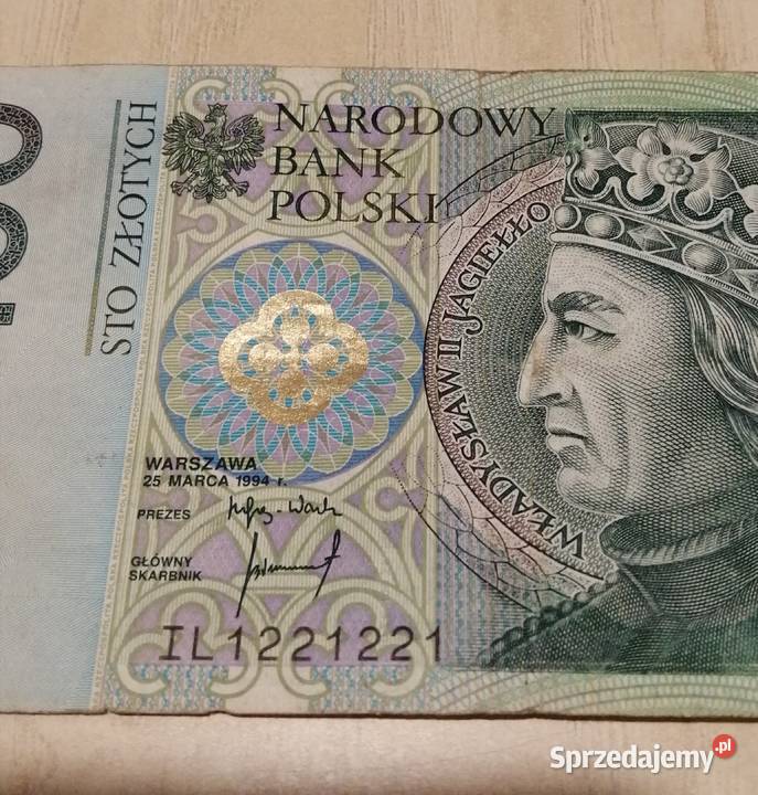 Banknot RADAR PIĘKNE Dwucyfrowe radary Numizmatyka Bytom