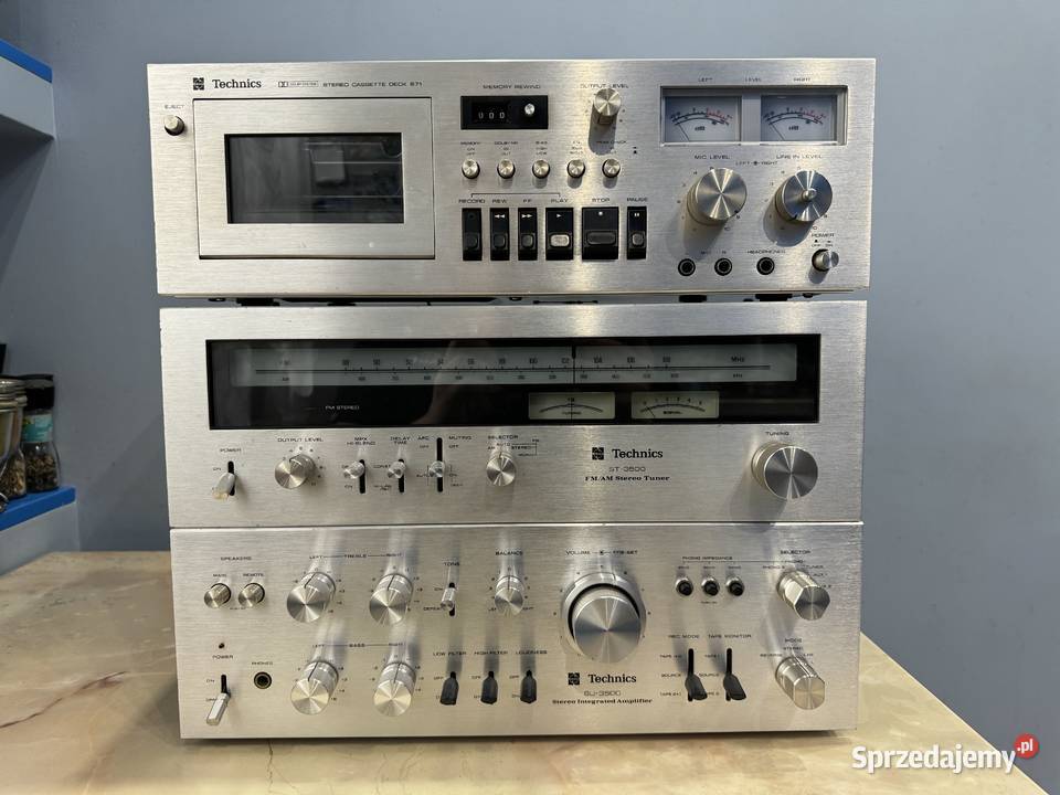Technics SU3500 Amplifier ST3500 Tuner RS671US Łapy