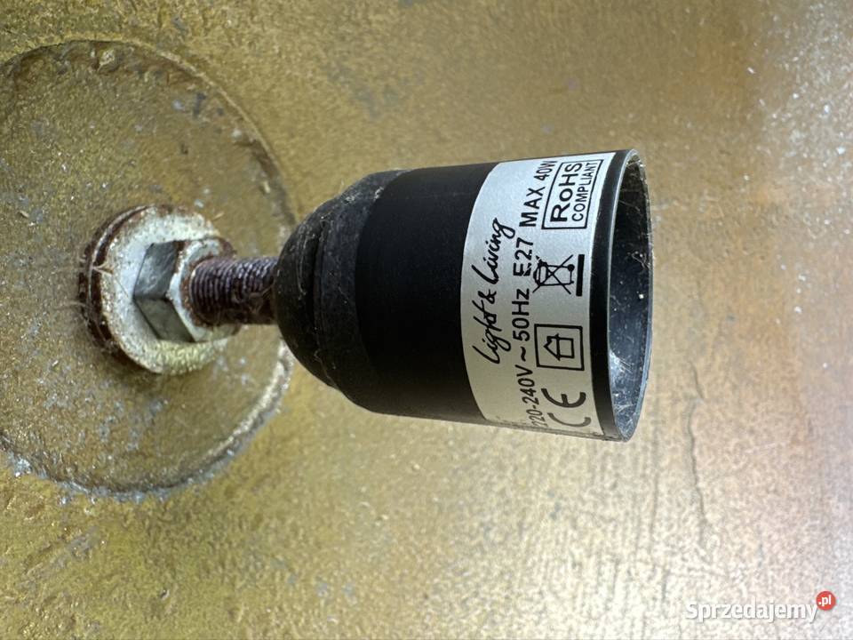 3 stare lampy industrialne wielkie solidne z Długopole-Zdrój sprzedam