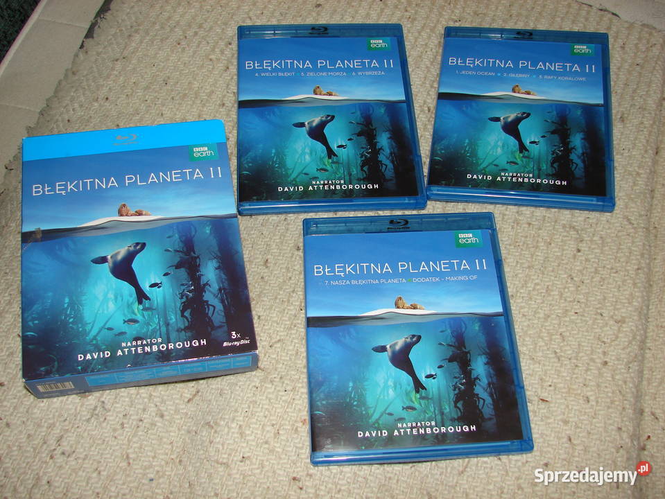 Płyty Bluraydisk Błękitna Planeta II zestaw 3 Starogard Gdański