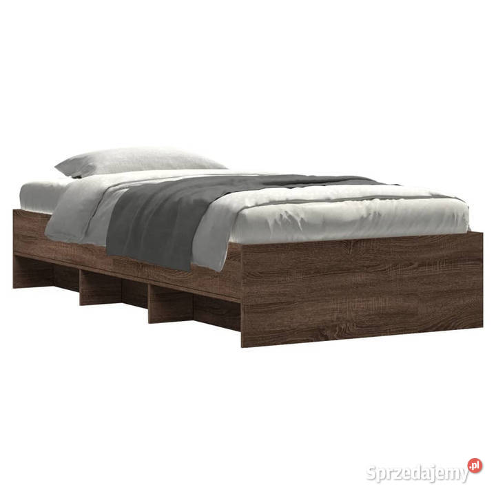 Łóżko bez materaca brązowy dąb 75x190 WM3295715 78cm Warszawa