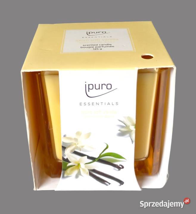 Świeca zapachowa Ipuro Soft Vanilla 125 g Świece zapachowe Chrzanów