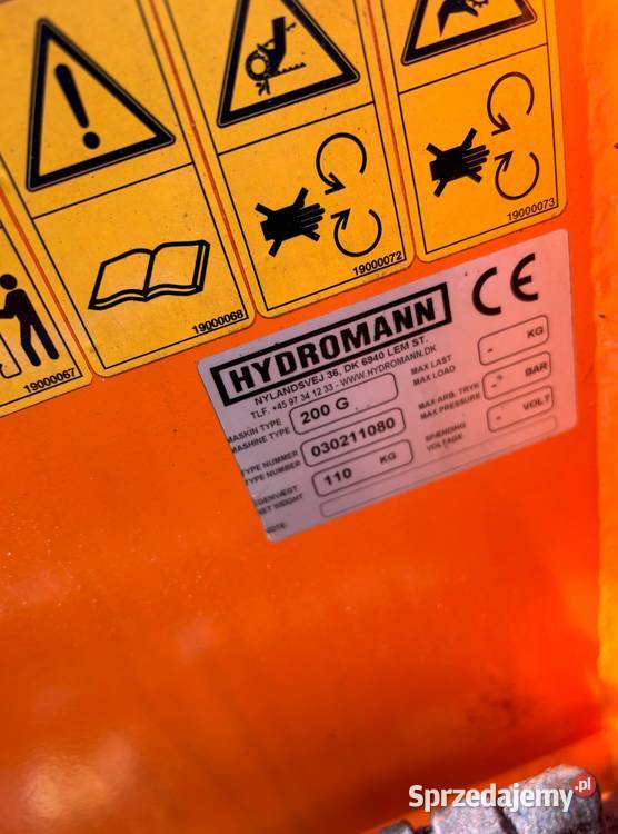 solarka piaskarka hydrauliczna Hydromann 200 G Kłobuck