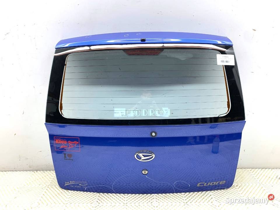KLAPA TYŁ DAIHATSU CUORE VI Hatchback NIEBIESKI