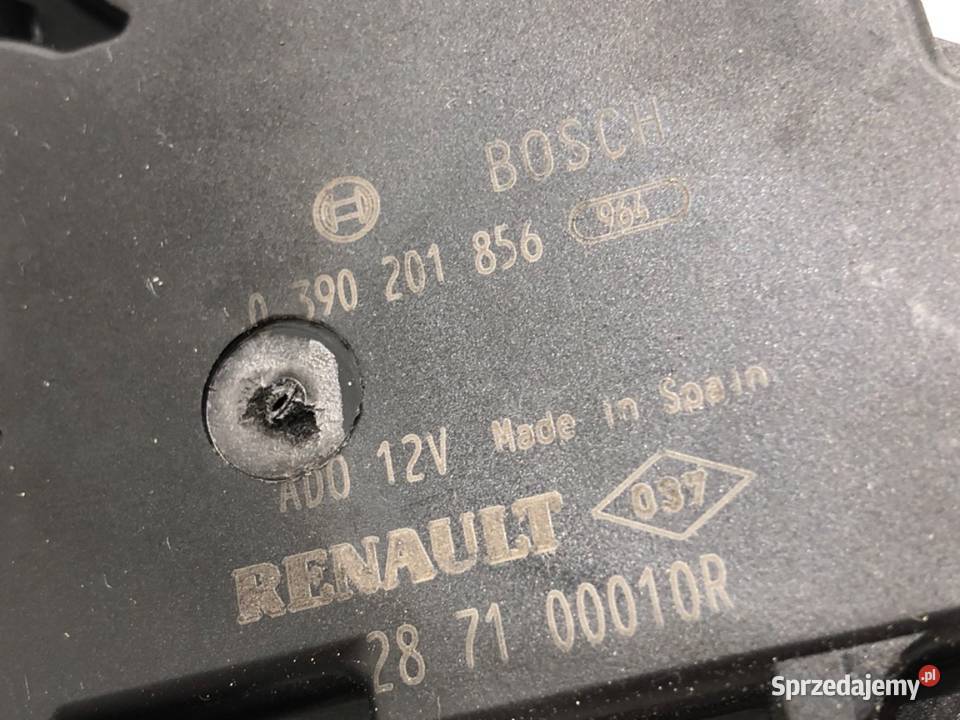 SILNIK WYCIERACZEK TYŁ RENAULT SCENIC III