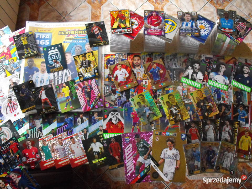 MEGA zestaw 500 kart album PANINI TOPPS MESSI Mykanów