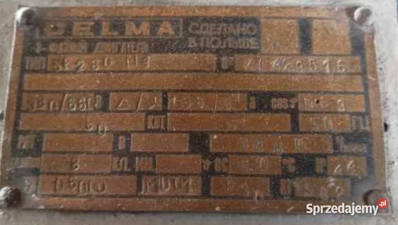 Silnik elektryczny Celma 90KW łódzkie Świeryż Pierwszy sprzedam