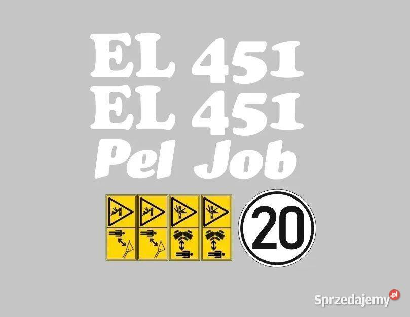 Naklejki oklejenie naklejka PEL JOB EL 451 Janików