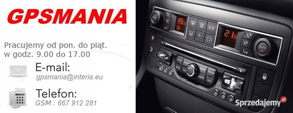 Naprawa Radia Nawigacja RT6 RNEG2 Citroen Łódź sprzedam