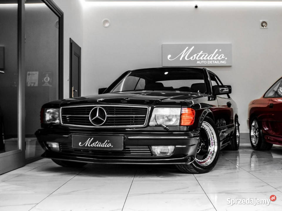 Mercedes W126 SEC 560 V8 AMG Recaro BBS Zabytek 2/3 Strobice