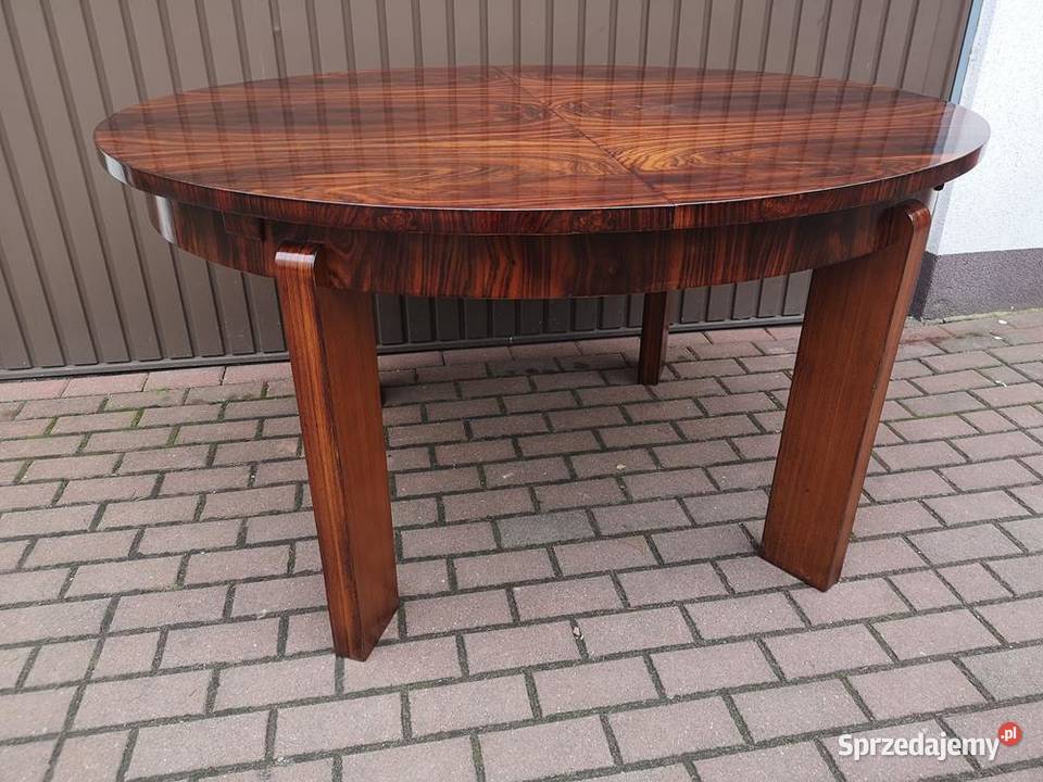 Stół ArtDeco Owalny Palisander Antyk Stary Swarzędz sprzedam